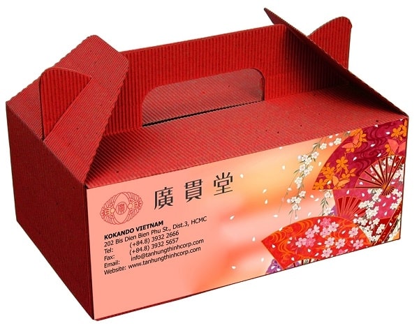 mẫu thùng carton trang trí mùa tết