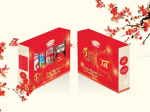 bao bì dịp tết 2025 đẹp